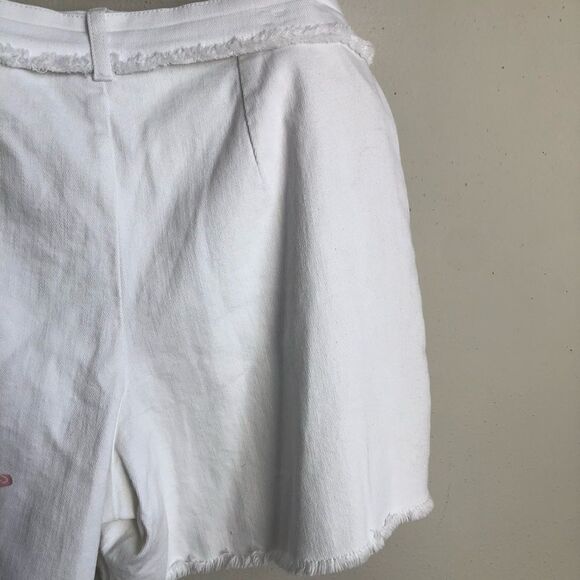 TOMMY HILFIGER St.Tropez Casual White Denim Jean Wrap Skirt Skort NWT - Picture 10 of 10
